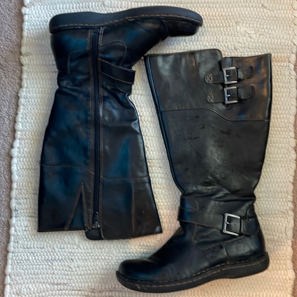 b.o.c. Shoes - B.o.c. Women’s Virginia Wide Shaft Black Wide Calf Black Boots 8.5W